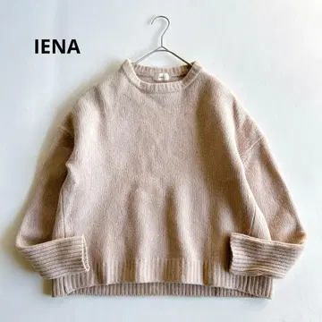 IENA 울 캐시미어 AQUA 크루넥 풀오버 니트