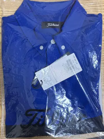 Titleist 골프 셔츠 L 사이즈 파랑 TLPM116J