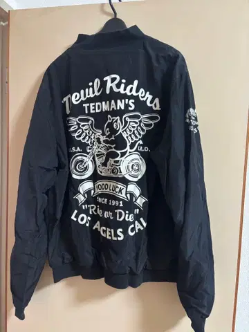 TEDMAN'S 바이커 MA-1 자켓 블랙