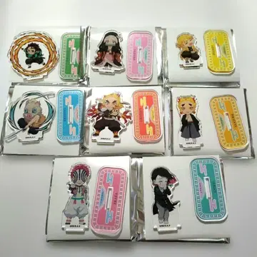 귀멸의 칼날 무한열차편 랜덤 아크릴 마스코트 전 8종 세트