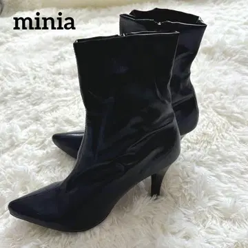 [ minia ] 블랙 스틸레토 부츠 L 사이즈