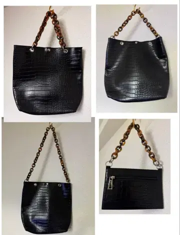 로즈버드 크로커다일 패턴 백 (핸드백, 숄더백)