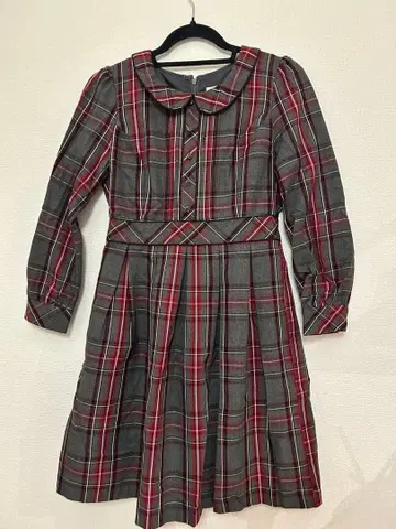 체크 무늬 원피스