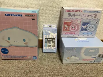 시나모롤 피규어 네일 칩 락 쥬얼리 박스 묶음 판매