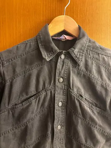 Faded Glory 빈티지 블랙 데님풍 자켓