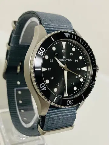 예쁜 해밀턴 카키 네이비