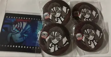 귀멸의 칼날 다이닝 아카자 캔뱃지 클리어 카드