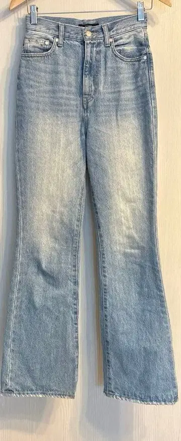 EMODA 부츠컷 데님 라이트 블루 여성용 M 사이즈