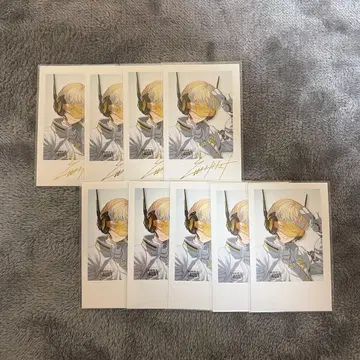 히바치 마나 폴라로이드풍 카드