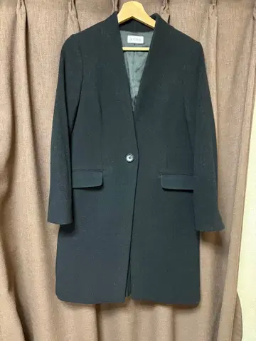 플라스테 PLST 여성용 코트 블랙 S 사이즈