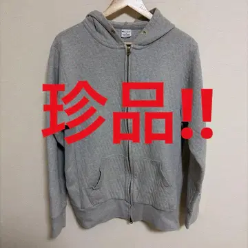 Champion (골드윈 제조) 그레이 집업 후드티 사이즈 O