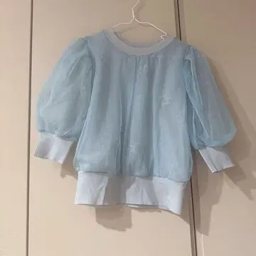 snidel 퍼프 슬리브 T