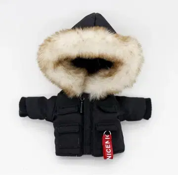 오비츠11 퍼 코트 블랙 자켓 의류 넨도로이드 돌 다운 여행