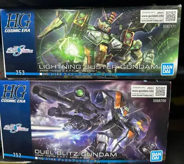 HG LIGHTNING BUSTER & DUEL BLITZ GUNDAM