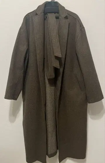 INTER FACTORY 코쿤 실루엣 롱 코트