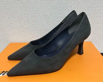 미사용급 RANDA 펌프스 하이힐 스웨이드 스틸레토 24cm