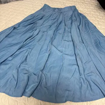 프레미 코로미 플레어 스커트 라이트 블루 F