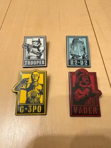 스타 워즈 핀 배지 세트