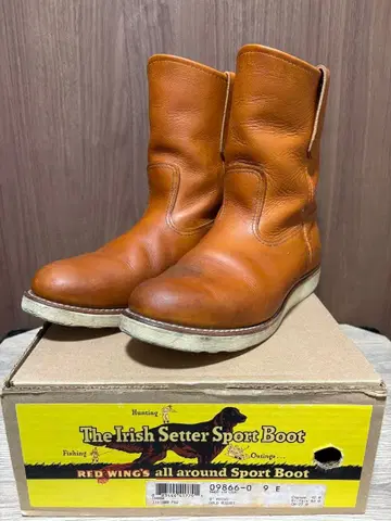 [ 단종 ] RED WING 9866 골드러셋 페코스 9E
