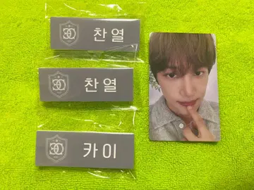 EXO SMTOWN 2025 네임 배지 트레이딩 카드 세트