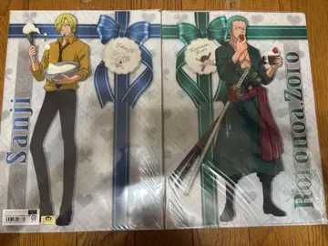 원피스 조로 상디 클리어 파일 화이트데이