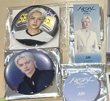 SEVENTEEN 준 세트 캔뱃지 스티커