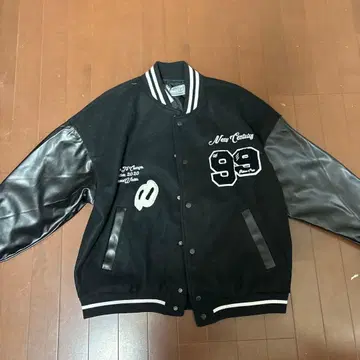 HARANDGRAUEL 바시티 자켓 블랙