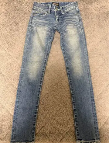 Moussy 데님 라이트 블루 스키니 데님