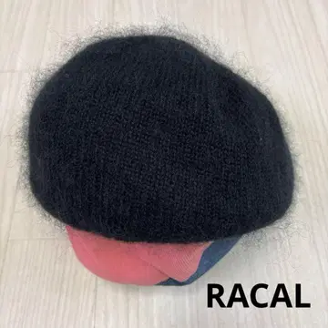 RACAL 블랙 베레모 니트 일본제