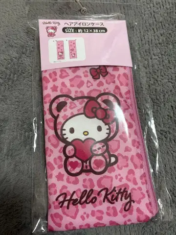 헬로키티 헤어 다리미 케이스 곰 표범 무늬