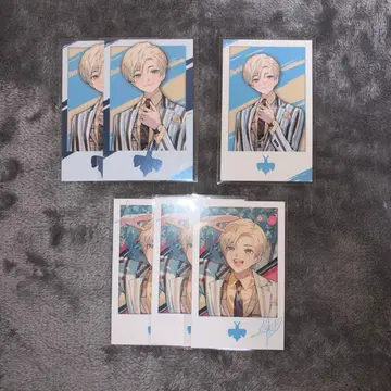 히바치 마나 폴라로이드풍 카드