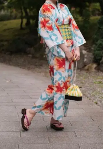 [ 유카타 오비 세트 ] 큰 키인 분들을 위한