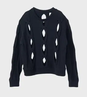 [ 새상품 최저가 ] MUKAI 케이블 니트 블랙