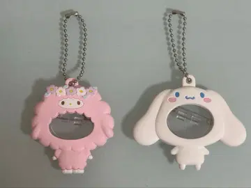 산리오 사진 배지 부착 마스코트 옷 갈아입히기 프레임 배지 피아노 시나몬