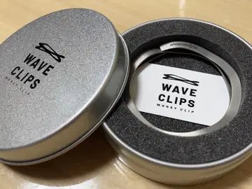 WAVE CLIPS 머니클립 외경 50mm 실버