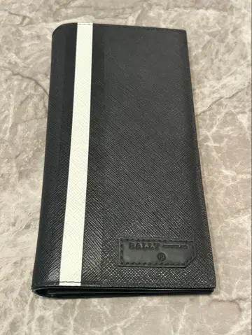 BALLY 장지갑 블랙/화이트