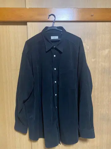 DURBAN 블랙 긴팔 셔츠 4L 사이즈 코듀로이