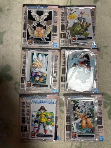 드래곤볼 제일복권 ACLLECT F상 6개 세트