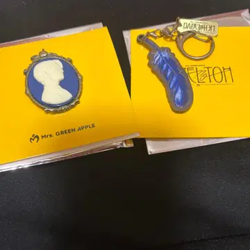 Mrs. GREEN APPLE 키링 세트 카메오 핀즈