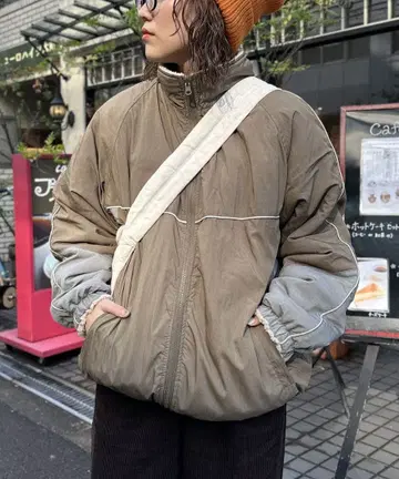 리버서블 파이핑 보아 블루종