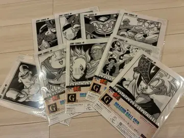 제일복권 드래곤볼 40th G상 코믹스 클리어 파일 세트 9종 세트