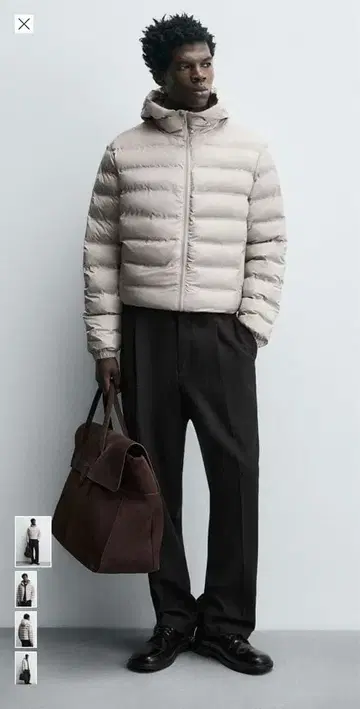 ZARA 퍼프 자켓 화이트