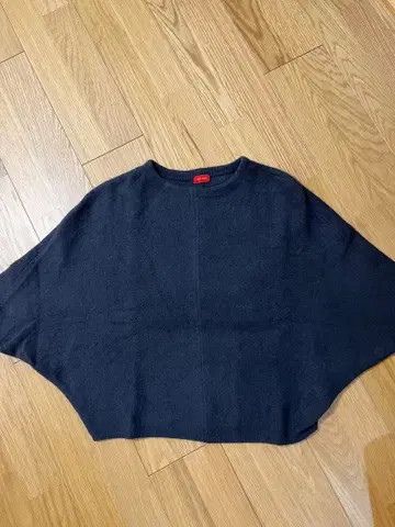 새상품급 DES PRES 울 혼방 다크 그레이 니트 오부소매