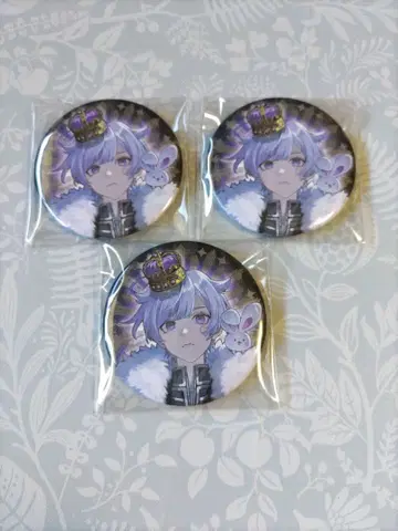 이레이스 쇼토 캔뱃지 화이트 블랙조