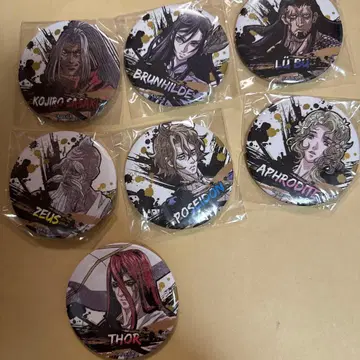 종말의 발키리 아타리츠키! 트레이딩 캔뱃지 7개 세트 묶음 판매