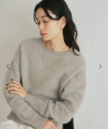 부드러운 헤어리 니트 green label relaxing