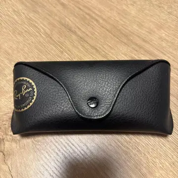 Ray-Ban 안경 케이스 블랙 합성 피혁