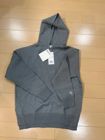 Dessin 그레이 후드 부착 후드티 M