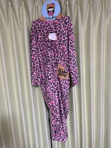 일광화상 키티 헬로키티 레오파드 무늬 룸웨어