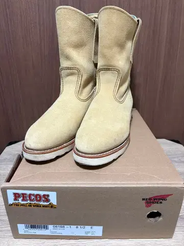 RED WING 8168 페코스 부츠 8 1/2 E